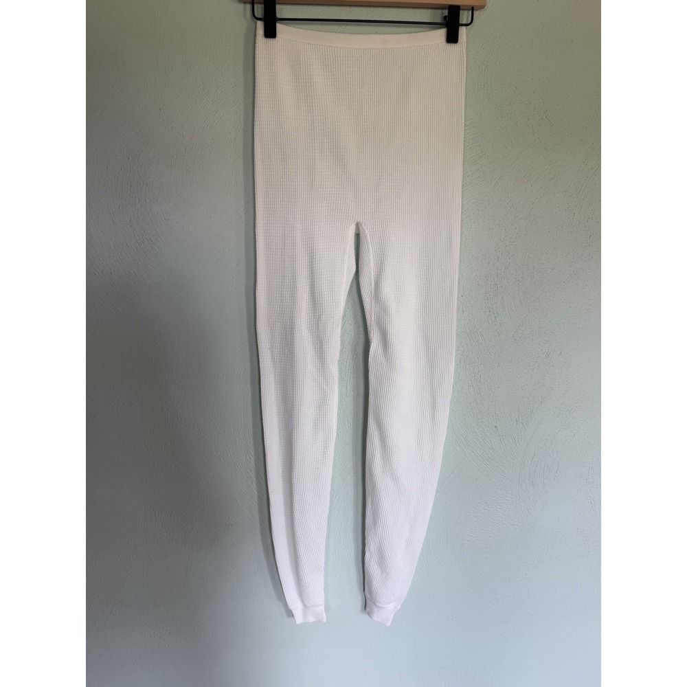 J.E. Morgan vintage waffle-knit thermal underwear bottoms Sz L